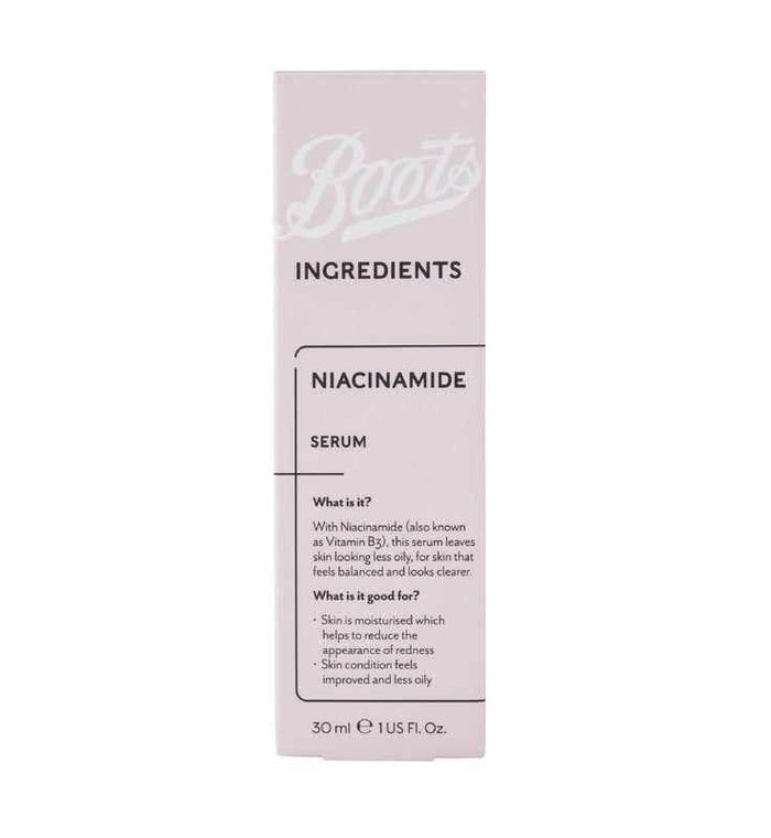 Boots Ingredients Niacinamide Serum 30ml - Life Pharmacy Orewa