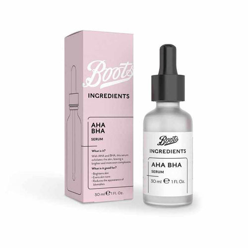 Boots Ingredients Aha Serum 30ml - Life Pharmacy Orewa