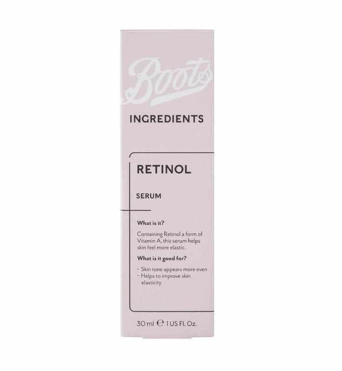Boots Ingredients Retinol Serum 30ml - Life Pharmacy Orewa