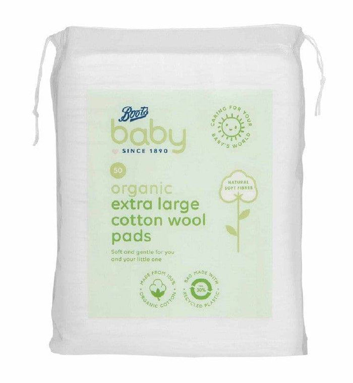 Boots Baby Xl Cotton Pads 50Pack - Life Pharmacy Orewa