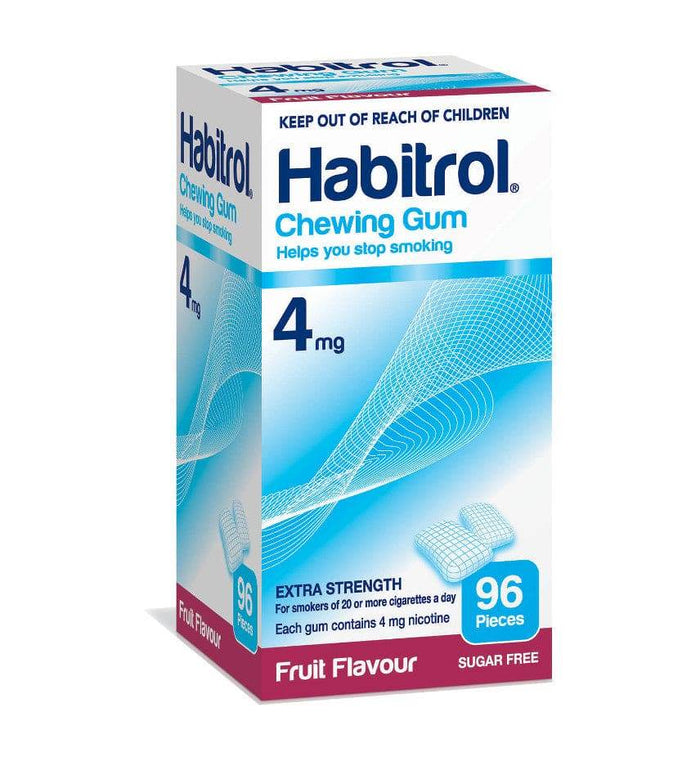 Habitrol Gum Fruit 4mg 96 OTC - Life Pharmacy Orewa