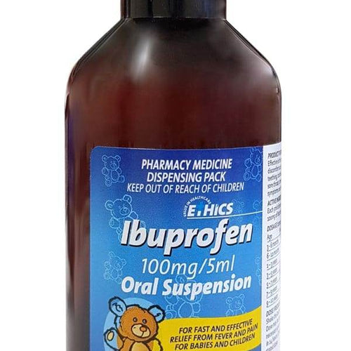 IBUPROFEN SUSP 100MG/5ML 200ML ETHICS - Life Pharmacy Orewa