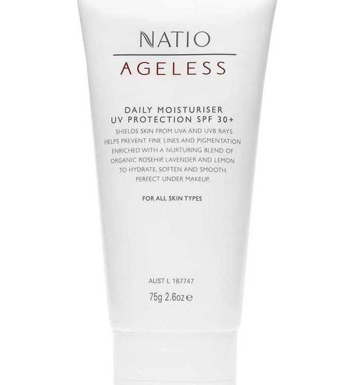 Natio Ageless Daily Moisturiser Uv Protection Spf 30+ - Life Pharmacy Orewa
