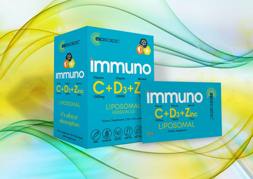 Pronordic Liposomal Immuno Vitamin C+D3 & Zinc 5 Sachets - Life Pharmacy Orewa