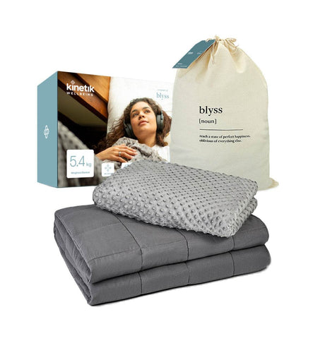 Kinetik Weighted Blanket Grey - Life Pharmacy Orewa