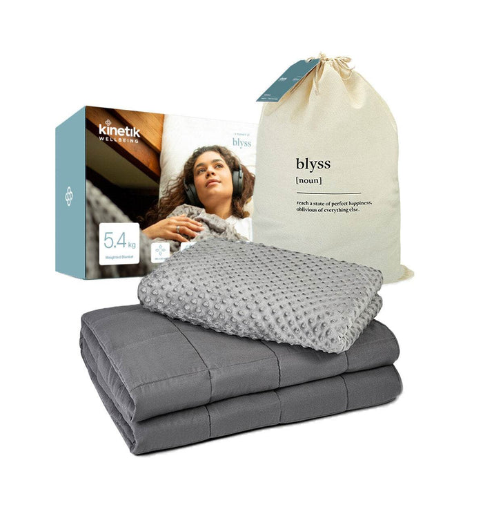 Kinetik Weighted Blanket Grey - Life Pharmacy Orewa