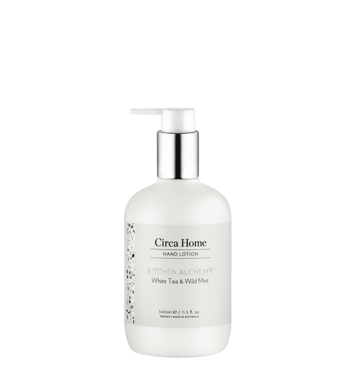 Circa 340Ml Hand Lotion - Kitchen Range - White Tea & Wild Mint - 19 - Life Pharmacy Orewa