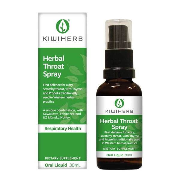 Kiwiherb Herbal Throat Spray 30Ml - Life Pharmacy Orewa