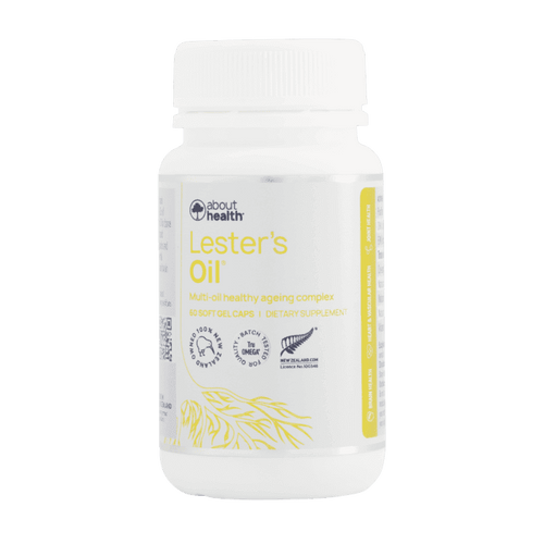About Health Lesters Oil 180 Caps - Life Pharmacy Orewa