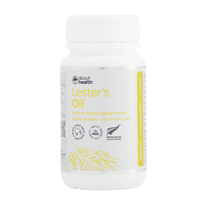 About Health Lesters Oil 60 Capsules - Life Pharmacy Orewa