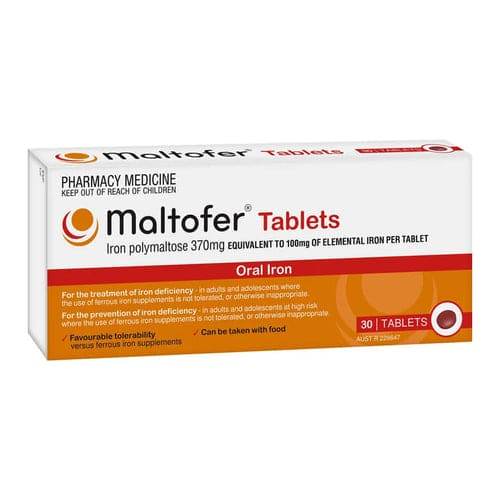 Maltofer Tabs 370Mg 30 Tablets - Life Pharmacy Orewa