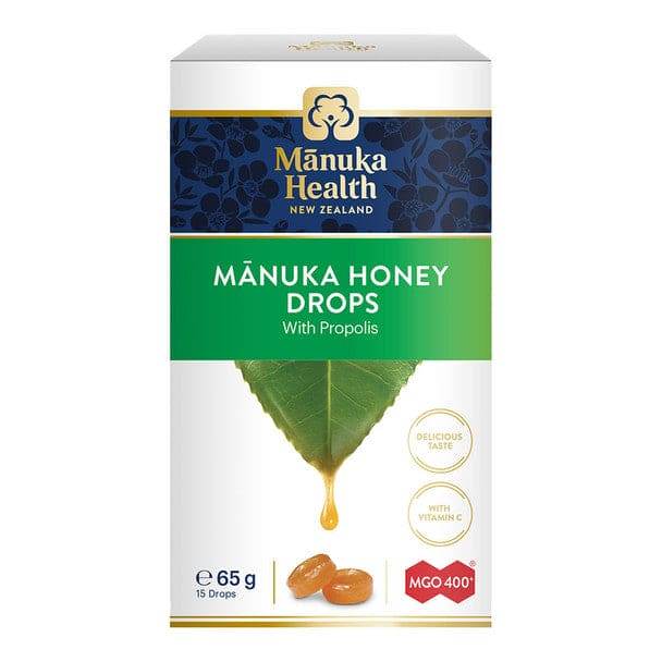 Manuka Honey Drops Propolis Pch 58PK - Life Pharmacy Orewa
