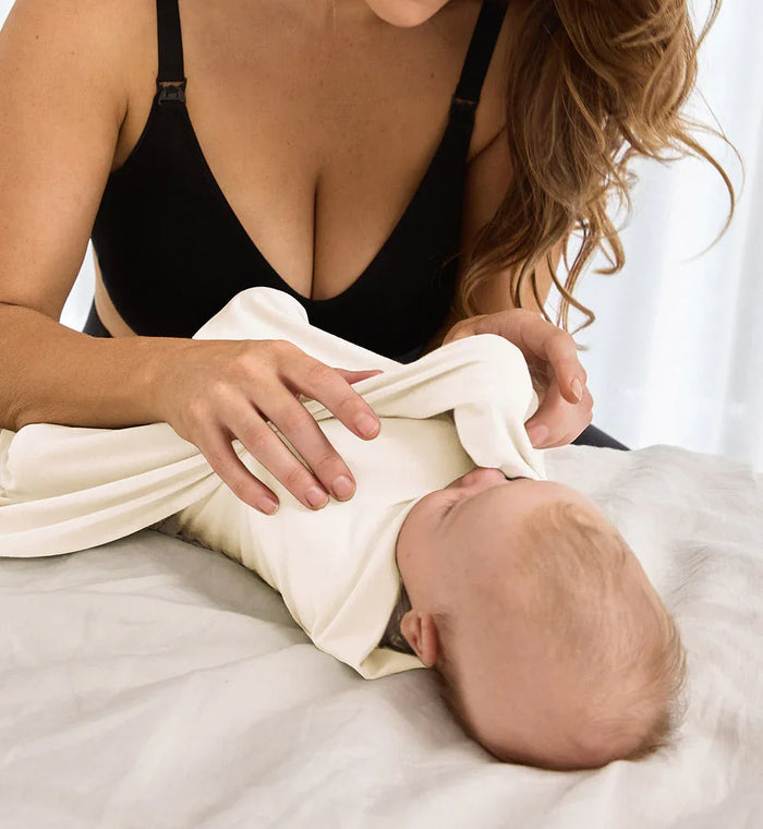 Boody Baby Jersey Wrap One Size Natural White