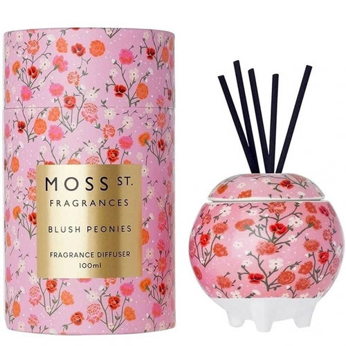 Moss St 100Ml Diffuser Blush Peonies - Life Pharmacy Orewa