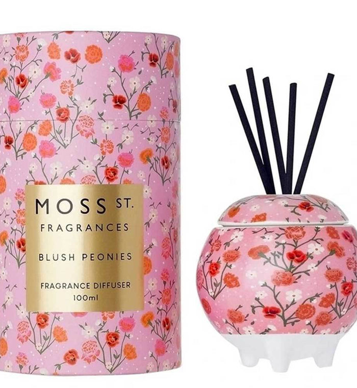 Moss St 100Ml Diffuser Blush Peonies - Life Pharmacy Orewa