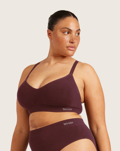 Boody  Wireless T-Shirt Bra Mulberry Large