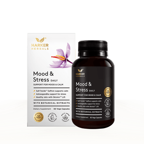 Harker Herbals Mood & Stress Daily 60 Vege Capsules