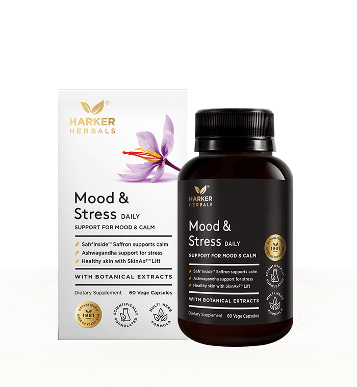 Harker Herbals Mood & Stress Daily 60 Vege Capsules