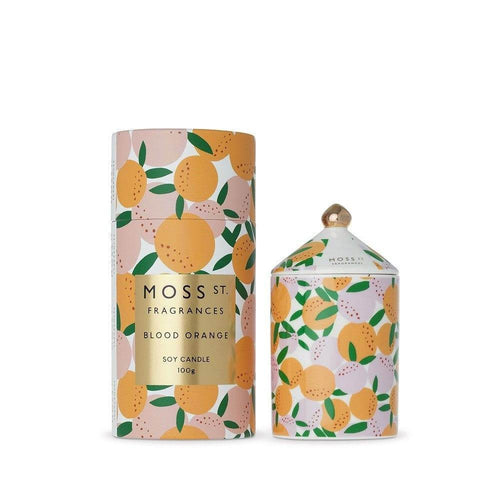 Moss St 100G Candle Blood Orange - Life Pharmacy Orewa