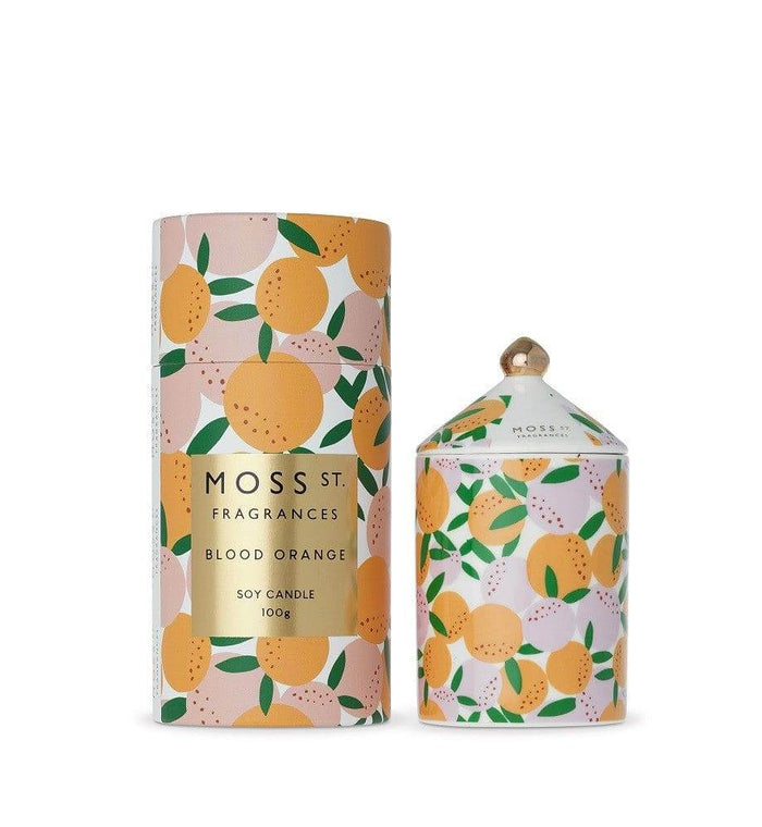Moss St 100G Candle Blood Orange - Life Pharmacy Orewa