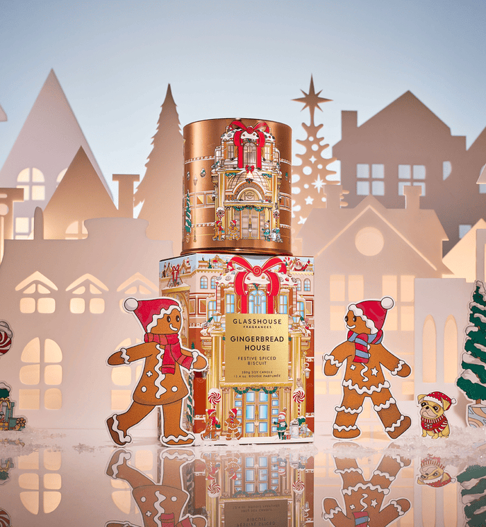 Glasshouse Fragrances Gingerbread House Candle 380g