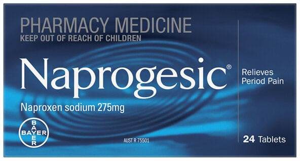 Naprogesic Period Pain Tablets 24 Pack - Life Pharmacy Orewa
