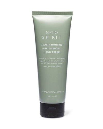 Natio Spirit Hemp + Muntrie Hardworking Hand Cream - Life Pharmacy Orewa