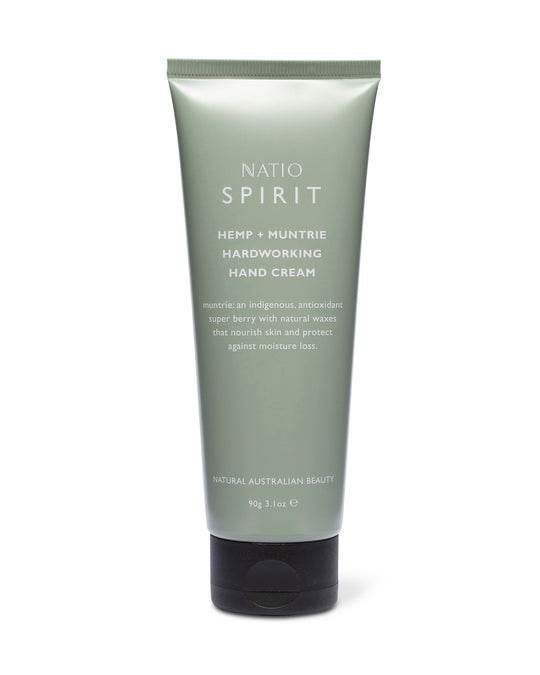 Natio Spirit Hemp + Muntrie Hardworking Hand Cream - Life Pharmacy Orewa