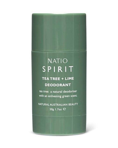 Natio Spirit Tea Tree + Lime Deodorant - Life Pharmacy Orewa
