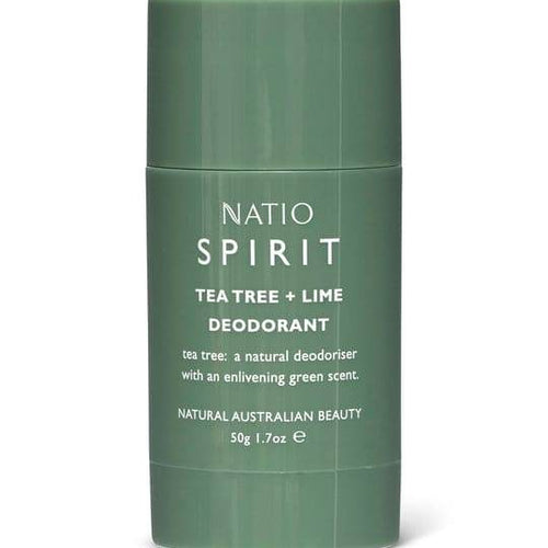 Natio Spirit Tea Tree + Lime Deodorant - Life Pharmacy Orewa