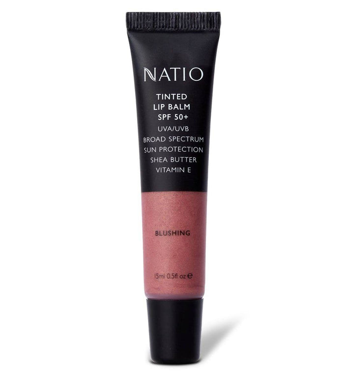 Natio Tinted Lip Balm Spf50+ Blushing - Life Pharmacy Orewa