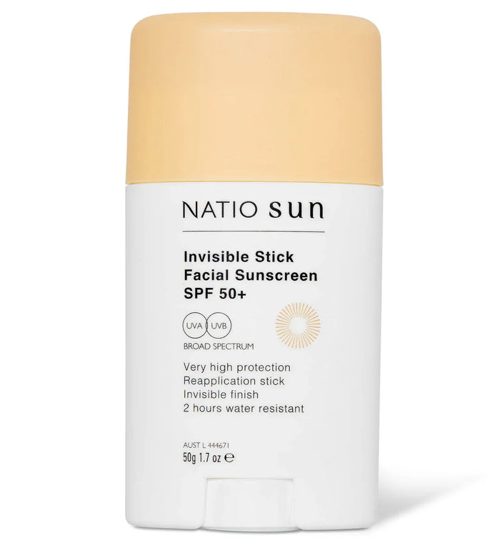Natio Invisible Stick Facial Sun Spf50 50G