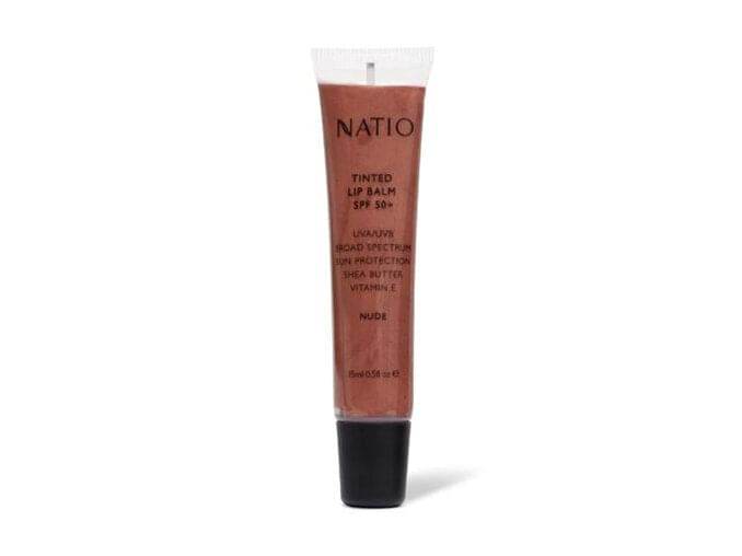 Natio Tinted Lip Balm Spf50+ Nude - Life Pharmacy Orewa