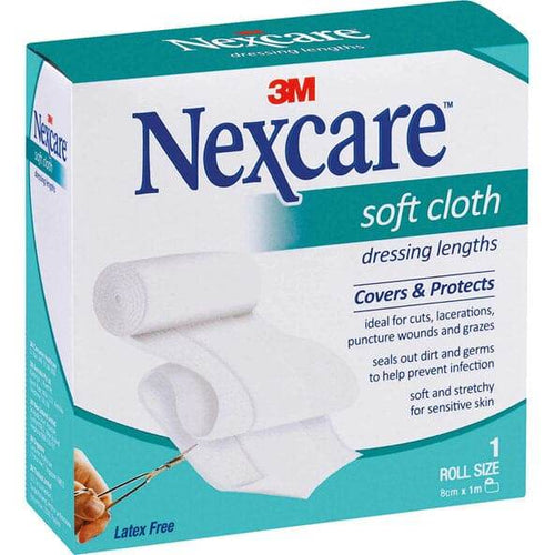 Nexcare Soft Cloth Dressing 8Cmx1M - Life Pharmacy Orewa