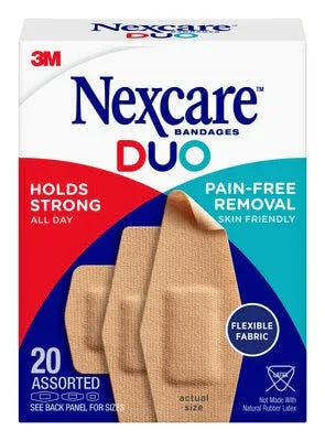 Nexcare Duo Assorted Bandages 20