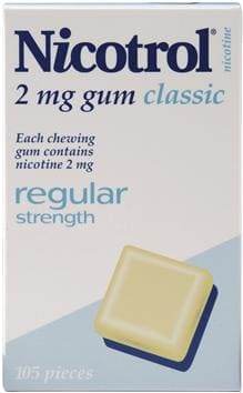 Nicotrol Gum Classic 2mg 105 - Life Pharmacy Orewa