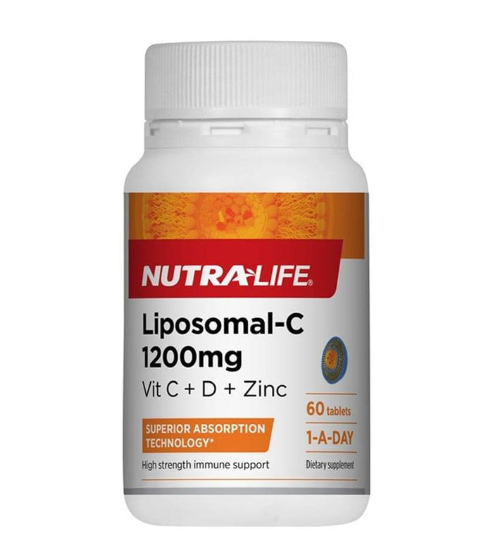 Nutralife Lipo 1200Mg Vit C, D&Zinc 60 - Life Pharmacy Orewa