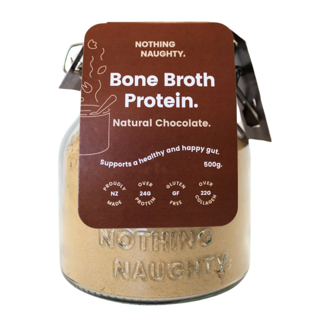Nothing Naughty Bone Broth Powder Chocolate 30gm