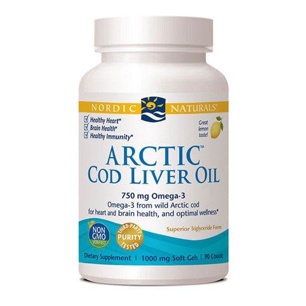 Nordic Naturals Arctic Cod Liv Oil 90 S/Gels - Life Pharmacy Orewa