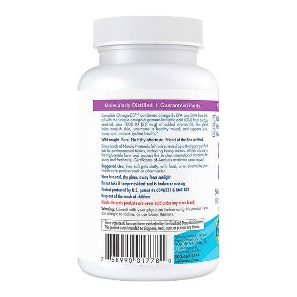 Nordic Complete Omega D3 60S - Life Pharmacy Orewa