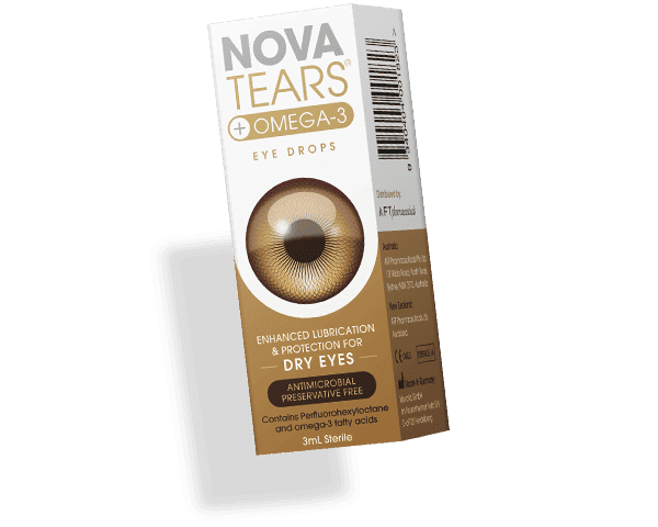 NovaTears + Omega Eye Drops 3ml - Life Pharmacy Orewa