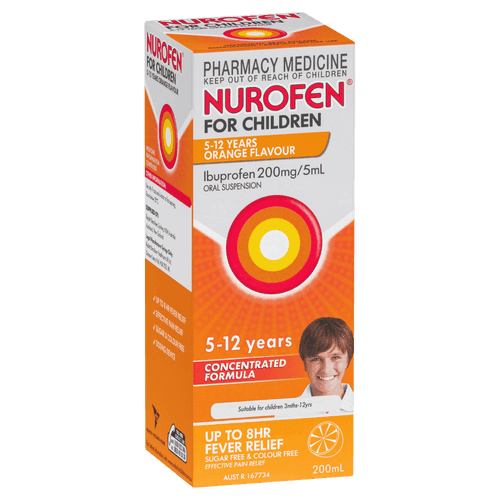 Nurofen Child 3Mth-5Yr Orange 200Ml - Life Pharmacy Orewa