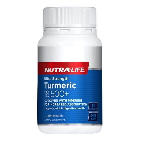 Nutralife Ultra Strength Turmeric 18500 30 DISCONTINUED - Life Pharmacy Orewa