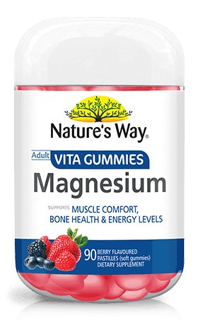 Natures Way Adult Vita Gummies Magnesium 90 - Life Pharmacy Orewa