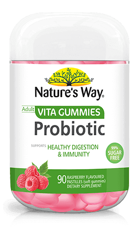 Natures Way Adult Vita Gummies Probiotic 90 - Life Pharmacy Orewa