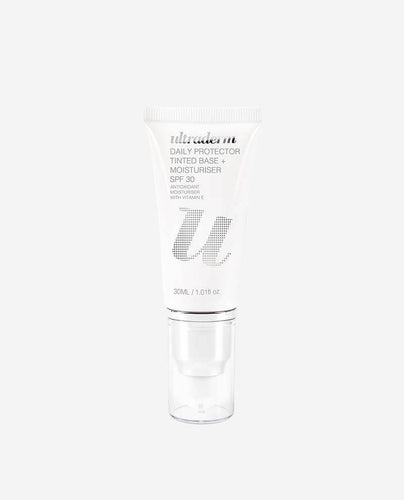 Ultraderm, Daily Protector Tinted Base + Moisturiser SPF30 30ml - Life Pharmacy Orewa