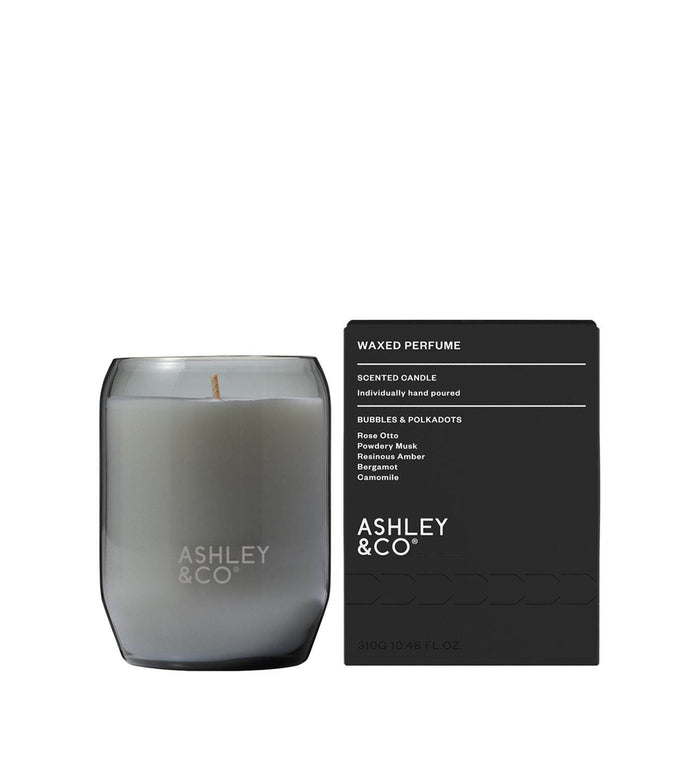 Ashley & Co Waxed Perfume Candle - Bubbles & Polkadots - Life Pharmacy Orewa