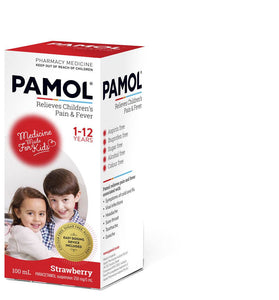 Pamol All Ages Strawberry Colourfree 100Ml - Life Pharmacy Orewa
