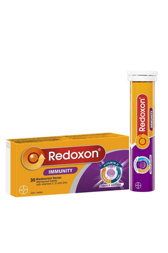 Redoxon Eff. Blackcurrent 30Tabs - Life Pharmacy Orewa