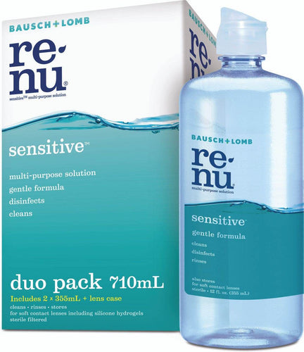 B&L Renu Sensitive Duo 2X355Ml - Life Pharmacy Orewa